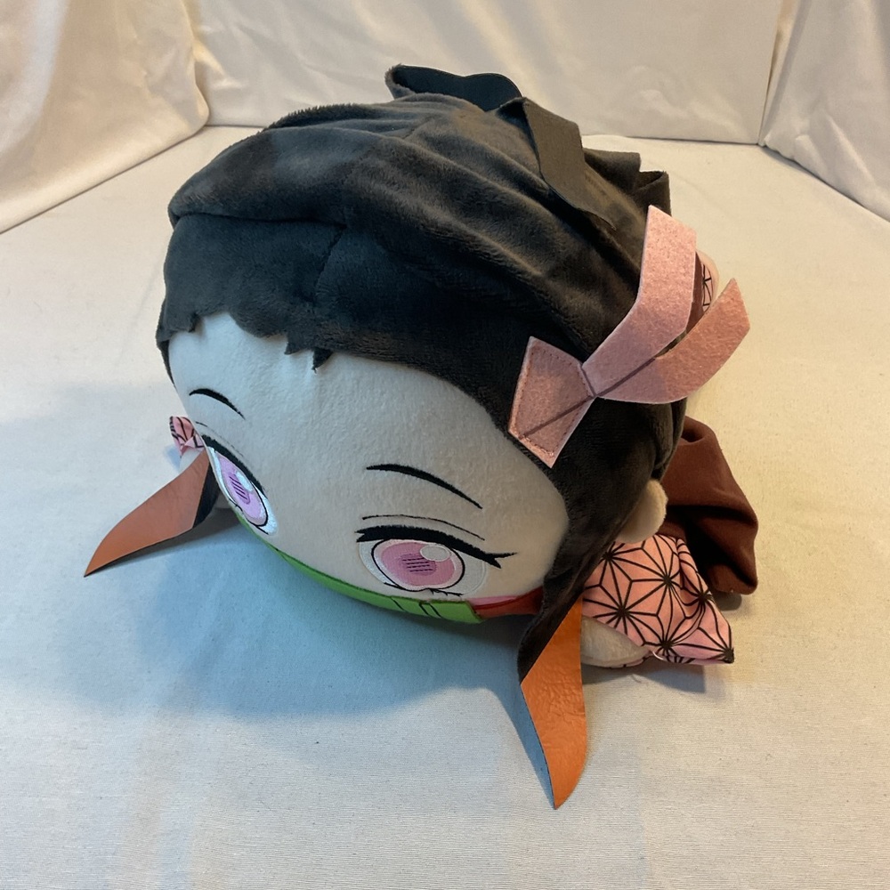 "Demon Slayer Nezuko 16"" Long Laying Down Plushie Anime Sega"